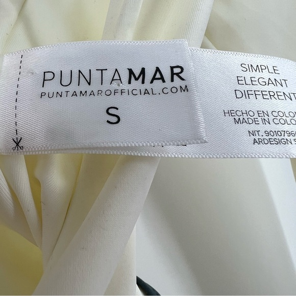 Puntamar NWT Agnes Pads One Piece Swimsuit in Ivory size Small - Picture 5 of 8